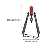 Maxbell Arm Exerciser Nonslip Arm Strength Bar for Beginners and Professionals Bicep red