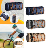 Maxbell Bike Handlebar Bag Oxford Cloth Portable Front Bag for Outdoor Hiking Travel Dark Blue