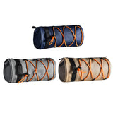 Maxbell Bike Handlebar Bag Oxford Cloth Portable Front Bag for Outdoor Hiking Travel Dark Blue