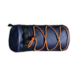 Maxbell Bike Handlebar Bag Oxford Cloth Portable Front Bag for Outdoor Hiking Travel Dark Blue