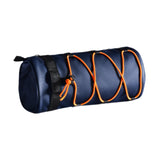 Maxbell Bike Handlebar Bag Oxford Cloth Portable Front Bag for Outdoor Hiking Travel Dark Blue