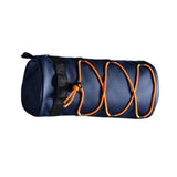 Maxbell Bike Handlebar Bag Oxford Cloth Portable Front Bag for Outdoor Hiking Travel Dark Blue