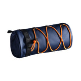 Maxbell Bike Handlebar Bag Oxford Cloth Portable Front Bag for Outdoor Hiking Travel Dark Blue