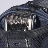 Maxbell Bike Handlebar Bag Oxford Cloth Portable Front Bag for Outdoor Hiking Travel Dark Blue