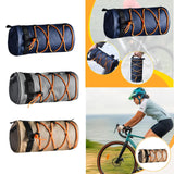 Maxbell Bike Handlebar Bag Oxford Cloth Portable Front Bag for Outdoor Hiking Travel Dark Blue