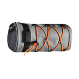 Maxbell Bike Handlebar Bag Oxford Cloth Portable Front Bag for Outdoor Hiking Travel Light Gray