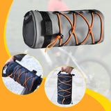 Maxbell Bike Handlebar Bag Oxford Cloth Portable Front Bag for Outdoor Hiking Travel Light Gray