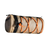 Maxbell Bike Handlebar Bag Oxford Cloth Portable Front Bag for Outdoor Hiking Travel Light Brown