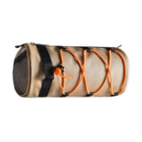 Maxbell Bike Handlebar Bag Oxford Cloth Portable Front Bag for Outdoor Hiking Travel Light Brown