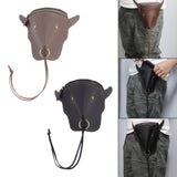 Maxbell Thigh Waist Bag Portable Versatile Belt Pouch for Outdoor Motorcycle Hicking brown