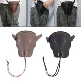 Maxbell Thigh Waist Bag Portable Versatile Belt Pouch for Outdoor Motorcycle Hicking brown