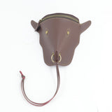 Maxbell Thigh Waist Bag Portable Versatile Belt Pouch for Outdoor Motorcycle Hicking brown