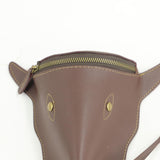 Maxbell Thigh Waist Bag Portable Versatile Belt Pouch for Outdoor Motorcycle Hicking brown