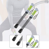 Maxbell 2 Pieces Fitness Battle Ropes Muscle Building Multipurpose Physical Training Green