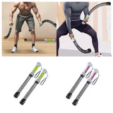 Maxbell 2 Pieces Fitness Battle Ropes Muscle Building Multipurpose Physical Training Green