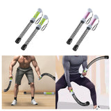 Maxbell 2 Pieces Fitness Battle Ropes Muscle Building Multipurpose Physical Training Green