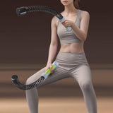 Maxbell 2 Pieces Fitness Battle Ropes Muscle Building Multipurpose Physical Training Green