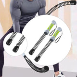 Maxbell 2 Pieces Fitness Battle Ropes Muscle Building Multipurpose Physical Training Green