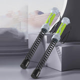 Maxbell 2 Pieces Fitness Battle Ropes Muscle Building Multipurpose Physical Training Green