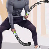 Maxbell 2 Pieces Fitness Battle Ropes Muscle Building Multipurpose Physical Training Green