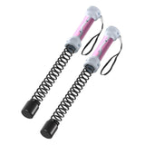 Maxbell 2 Pieces Fitness Battle Ropes Muscle Building Multipurpose Physical Training Pink
