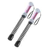 Maxbell 2 Pieces Fitness Battle Ropes Muscle Building Multipurpose Physical Training Pink