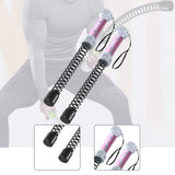 Maxbell 2 Pieces Fitness Battle Ropes Muscle Building Multipurpose Physical Training Pink