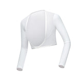 Maxbell Women Summer Golf Apparel Long Sleeves Quick Dry for Running Summer as described White
