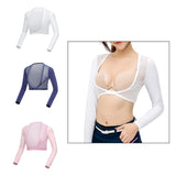 Maxbell Women Summer Golf Apparel Long Sleeves Quick Dry for Running Summer as described White