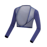 Maxbell Women Summer Golf Apparel Long Sleeves Quick Dry for Running Summer as described Blue