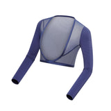 Maxbell Women Summer Golf Apparel Long Sleeves Quick Dry for Running Summer as described Blue