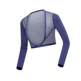 Maxbell Women Summer Golf Apparel Long Sleeves Quick Dry for Running Summer as described Blue