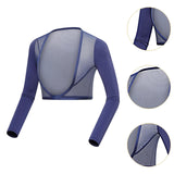 Maxbell Women Summer Golf Apparel Long Sleeves Quick Dry for Running Summer as described Blue