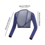 Maxbell Women Summer Golf Apparel Long Sleeves Quick Dry for Running Summer as described Blue