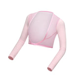 Maxbell Women Summer Golf Apparel Long Sleeves Quick Dry for Running Summer as described Pink