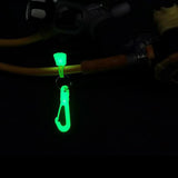 Maxbell Glow in The Dark Carabiner Hook Outdoor Activities BCD Dive Diving Carabiner