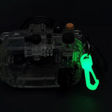 Maxbell Glow in The Dark Carabiner Hook Outdoor Activities BCD Dive Diving Carabiner
