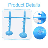 Maxbell Inflatable High Jump Bar Fitness Game Prop for Family Gatherings Adults Kids Blue