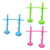 Maxbell Inflatable High Jump Bar Fitness Game Prop for Family Gatherings Adults Kids Blue