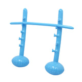 Maxbell Inflatable High Jump Bar Fitness Game Prop for Family Gatherings Adults Kids Blue