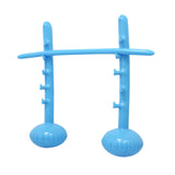 Maxbell Inflatable High Jump Bar Fitness Game Prop for Family Gatherings Adults Kids Blue