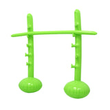 Maxbell Inflatable High Jump Bar Fitness Game Prop for Family Gatherings Adults Kids Green