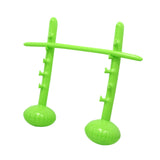 Maxbell Inflatable High Jump Bar Fitness Game Prop for Family Gatherings Adults Kids Green