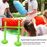 Maxbell Inflatable High Jump Bar Fitness Game Prop for Family Gatherings Adults Kids Green