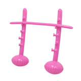 Maxbell Inflatable High Jump Bar Fitness Game Prop for Family Gatherings Adults Kids Pink