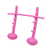 Maxbell Inflatable High Jump Bar Fitness Game Prop for Family Gatherings Adults Kids Pink
