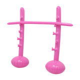Maxbell Inflatable High Jump Bar Fitness Game Prop for Family Gatherings Adults Kids Pink