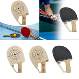 Maxbell Table Tennis Blade Accessory for Outdoor Casual Playing Competition Training Both Hands Brown
