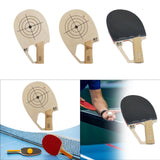 Maxbell Table Tennis Blade Accessory for Outdoor Casual Playing Competition Training Both Hands Brown