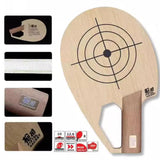 Maxbell Table Tennis Blade Accessory for Outdoor Casual Playing Competition Training Both Hands Brown
